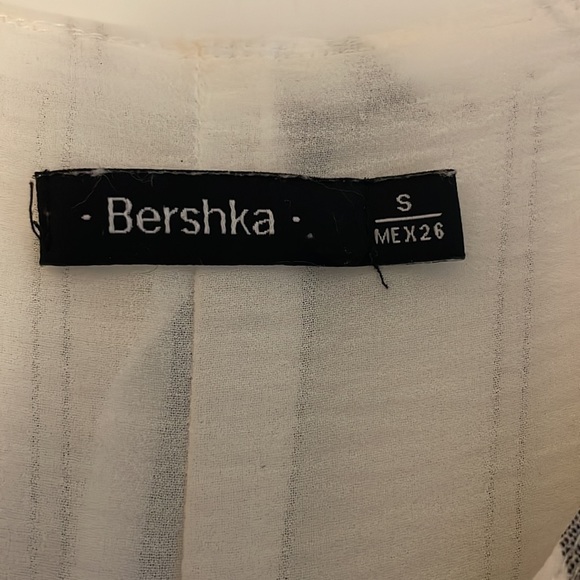 Bershka white striped mini dress - Picture 3 of 6